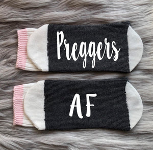 Pregnant AF Socks