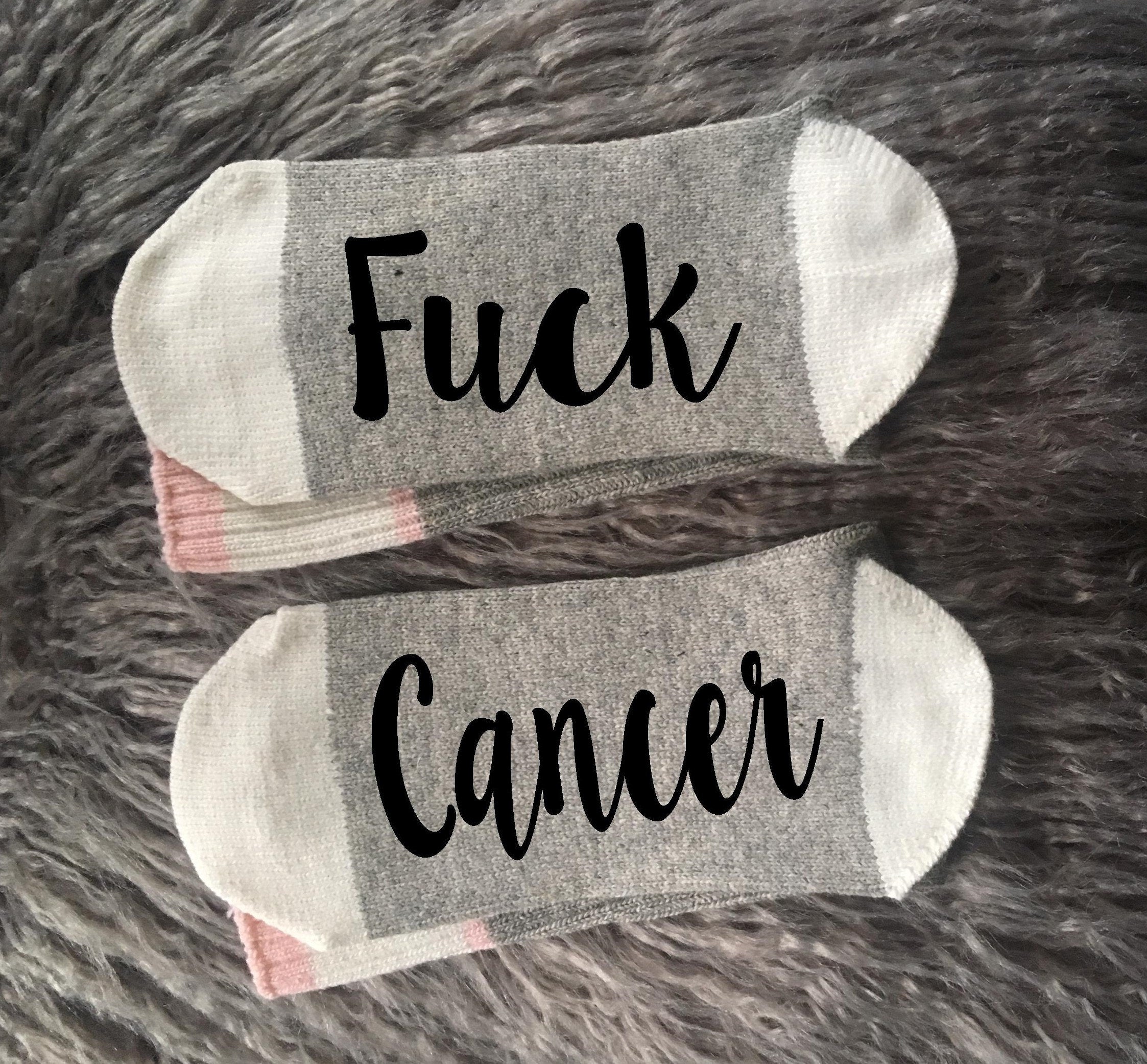 Kicking Cancer's Ass Socks