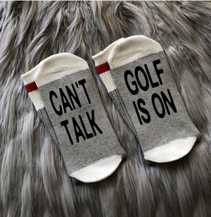 Shh Golf is On Socks