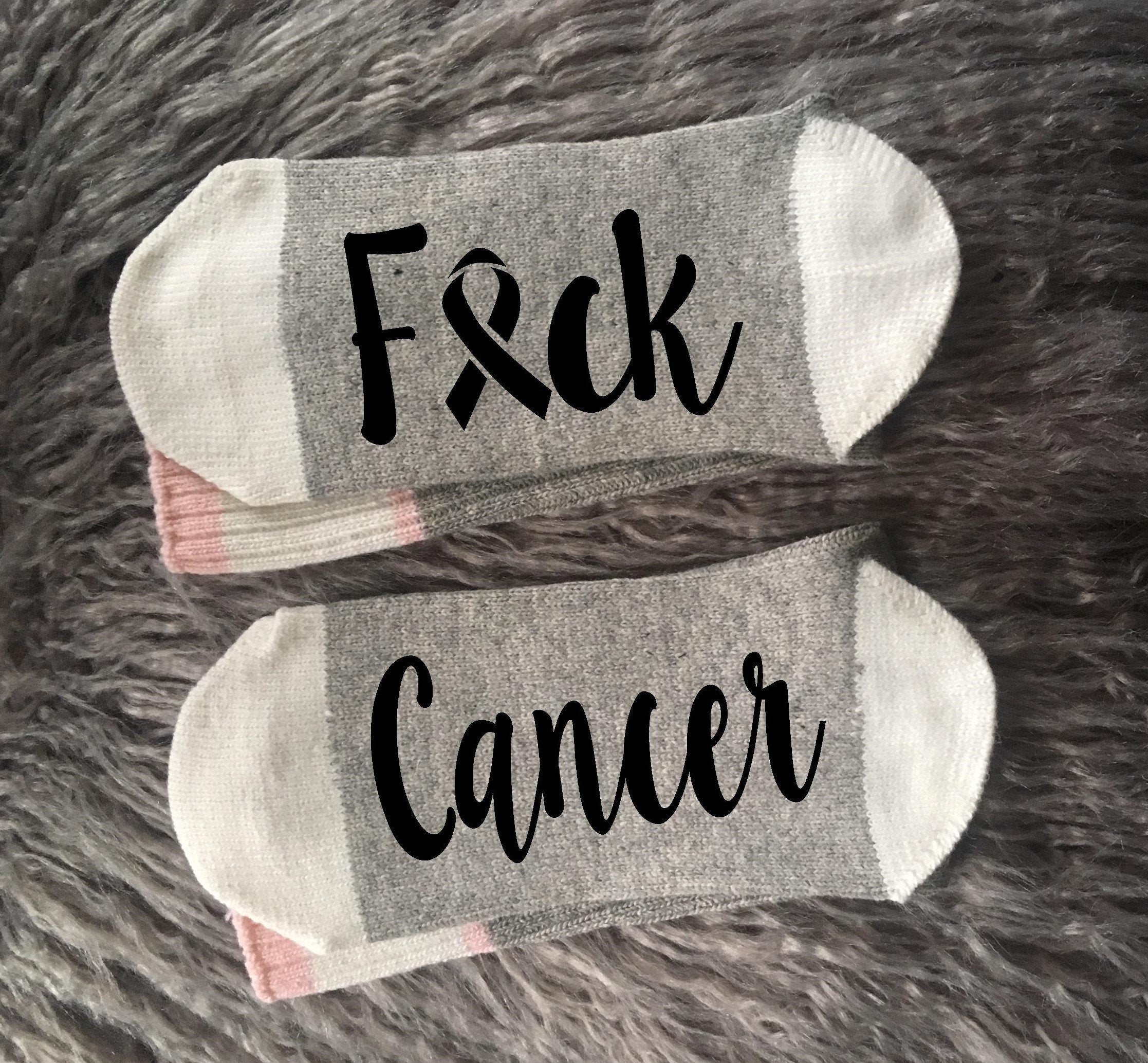 Kicking Cancer's Ass Socks