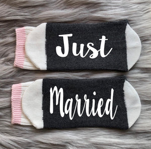 Just Married Socks