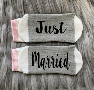 Just Married Socks