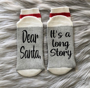 Dear Santa I Can Explain Socks