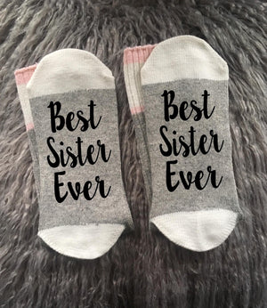 My Sister and I Talk Shit About You Socks