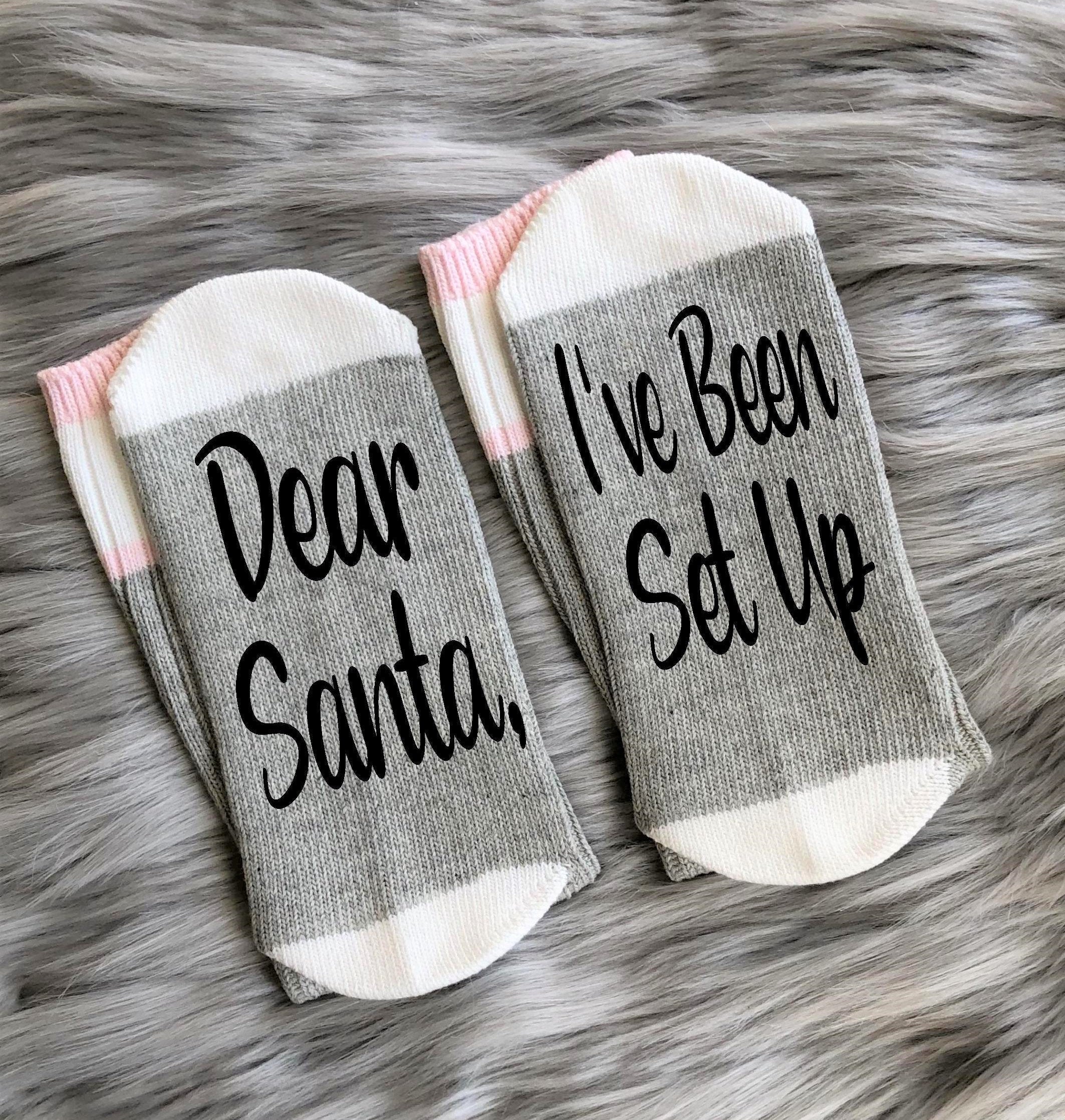 Dear Santa I Can Explain Socks