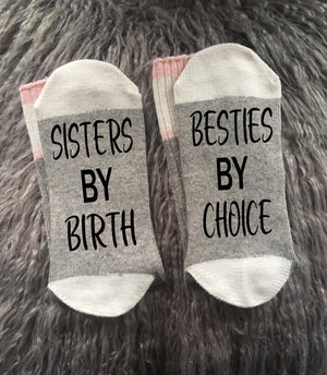 My Sister and I Talk Shit About You Socks